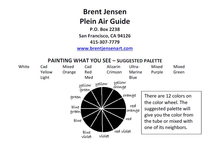 Free Guide to Plein Air Painting