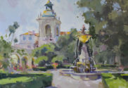 Pasadena City Hall Fountain